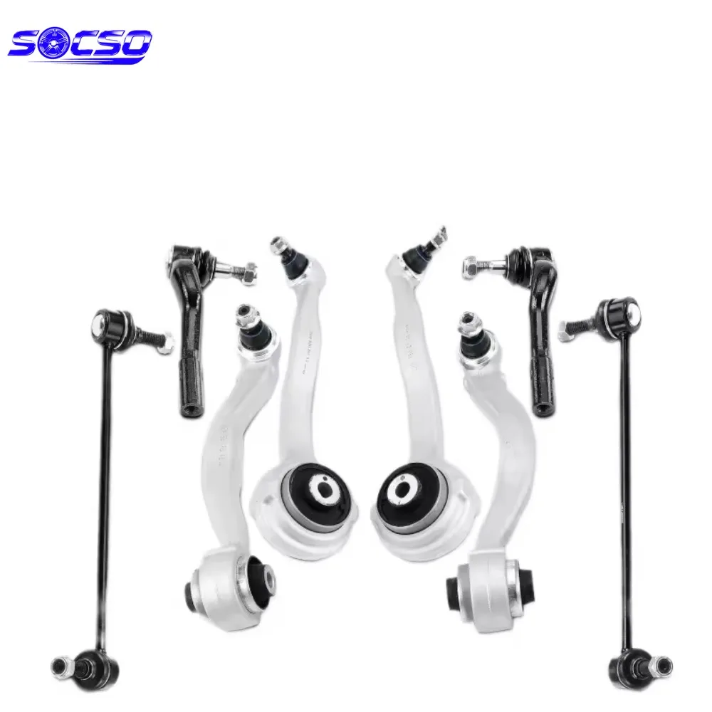 

8PCS Front Control Arm Kit for Mercedes-Benz C300 C350 RWD Ball Joint Sway Bar Link 31126770849 31356765933 31126769798
