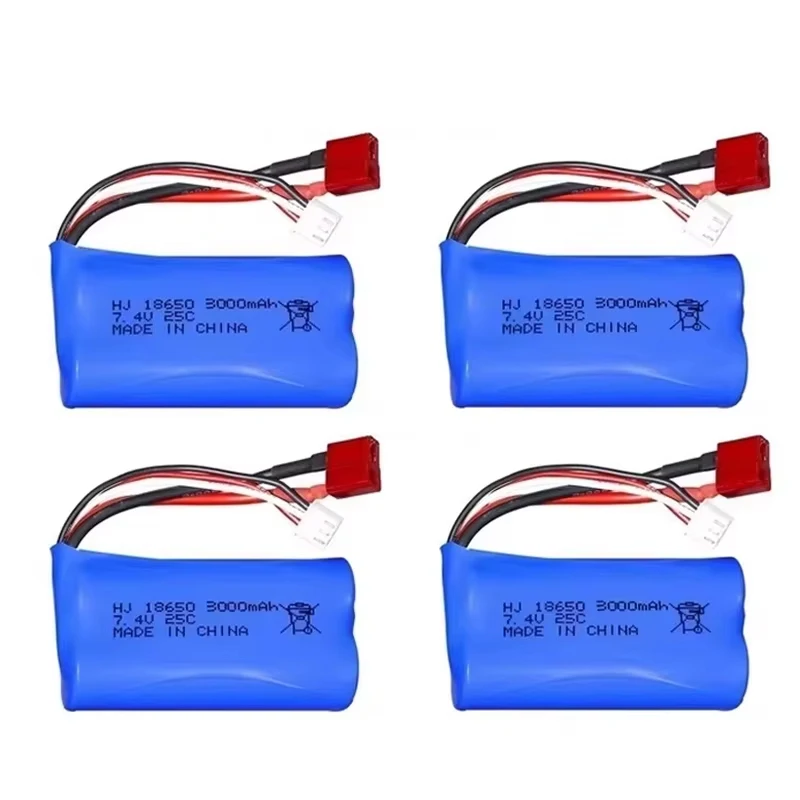 2S 7,4 V 3000 mah Lithium-Batterie 18650 Für Wltoys 144001 A959-B A969-B A979-B K929-B 12428 12423 10428 Q39 RC Auto Ersatzteile