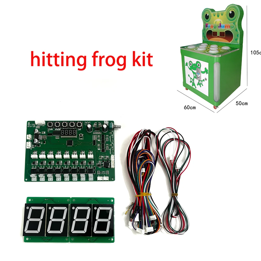 

Hitting Mouse Frog gopher Diy Kit Child Game Coin Operated Simulator Machine Board With Display