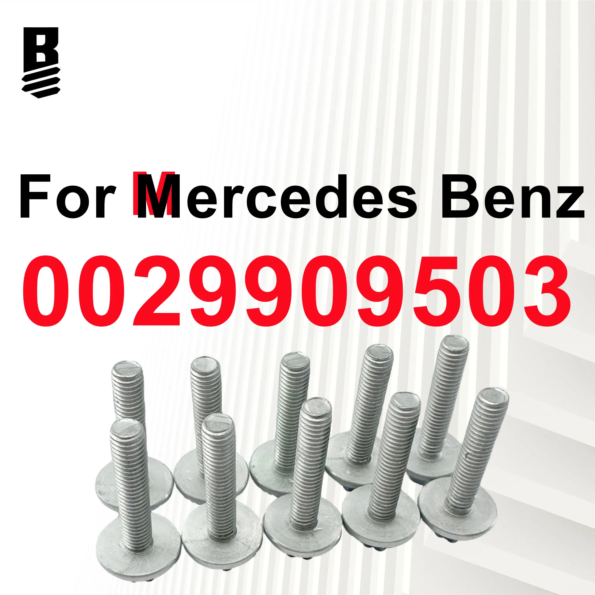 0029909503 Outer Hexagonal Round Bolts for Transmission Oil Pan, Suitable for Mercedes-Benz C-class E-class GLC S-class AMG CLS