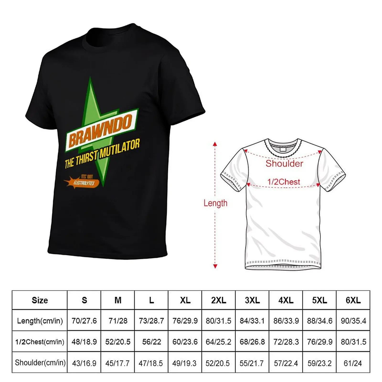 Brawndo The Thirst Mutilator - Idiocracy inspired T-Shirt t shirts for man cotton funny funny t shirts man T-shirt
