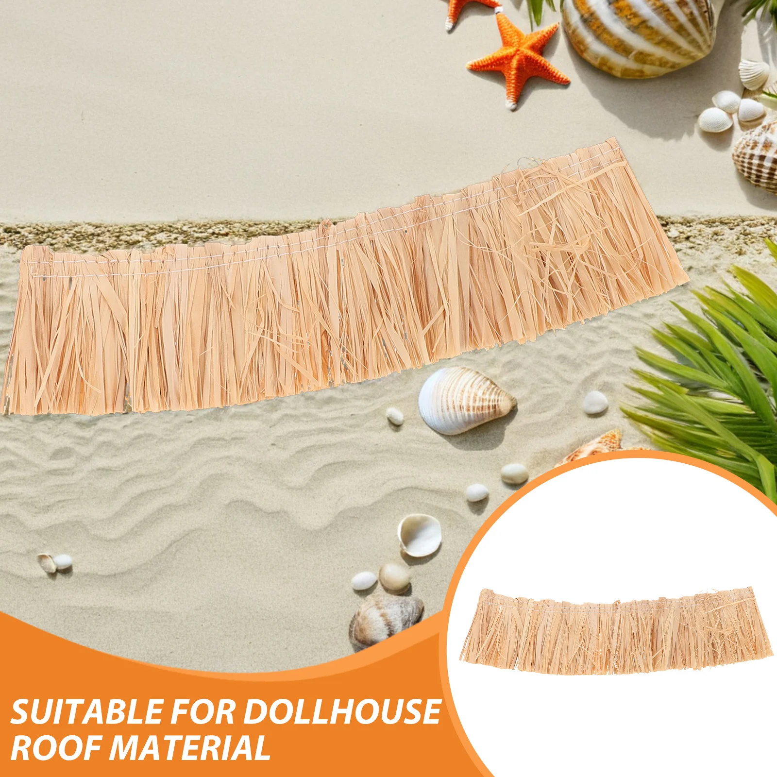 6 pièces Miniature toit au chaume paille artificielle rouleaux de chaume pour bricolage artisanat petit toit matériel Micro paysage chaume artificielle