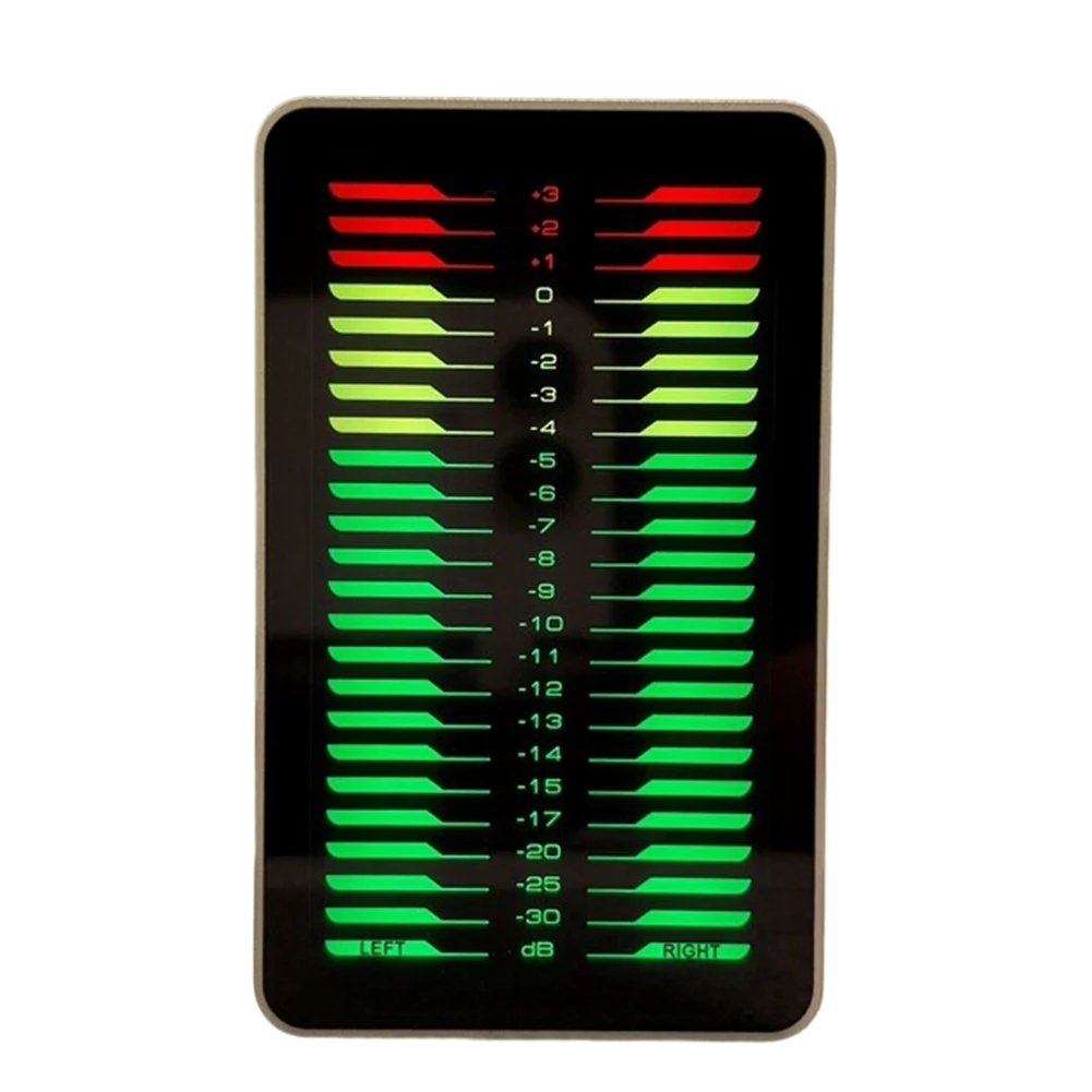 For Sound Control System Stereo Level Indicator For Music Monitoring Line-in Dual-use Mode Intuitive DB Status Light