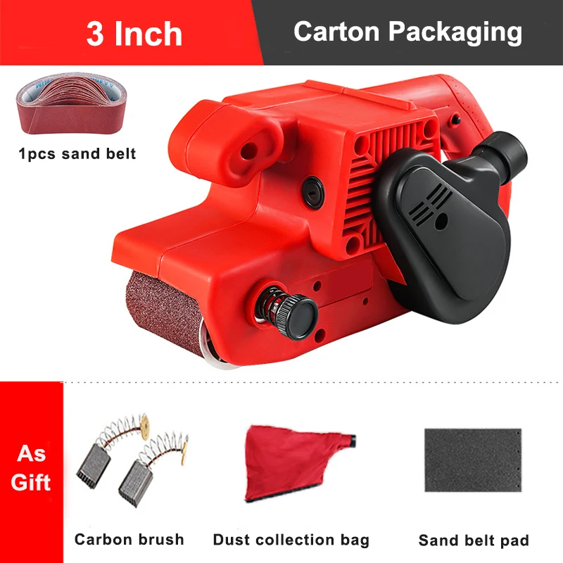 1200W Flip Wide Vertical Electric Belt Sander Mini Portable DIY Polishing Grinding Sanding Machine for Metal Wood