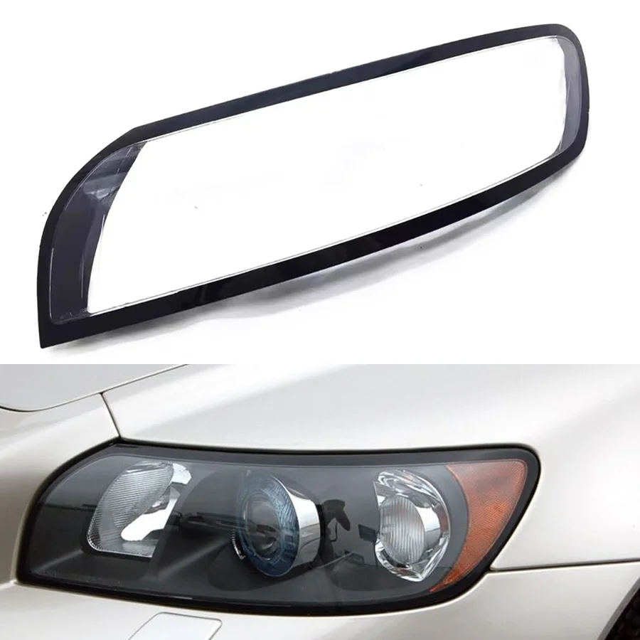 

Wooeight Car Headlight Shell Headlight cover Headlamp Lens Headlight Glass Auto Shell Cover Fit For Volvo S40 2006-2010 2012