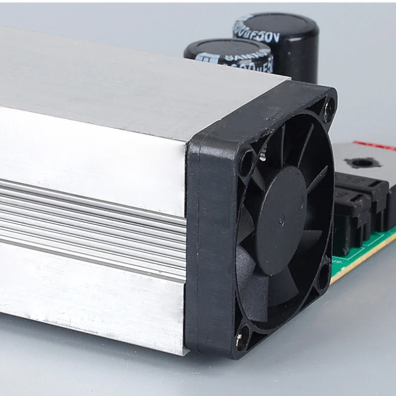 UNISIAN 200W+200W TDA7294 Higt Power Amplifier Board 2.0 Channels Class-AB Audio Amplifiers with Fan