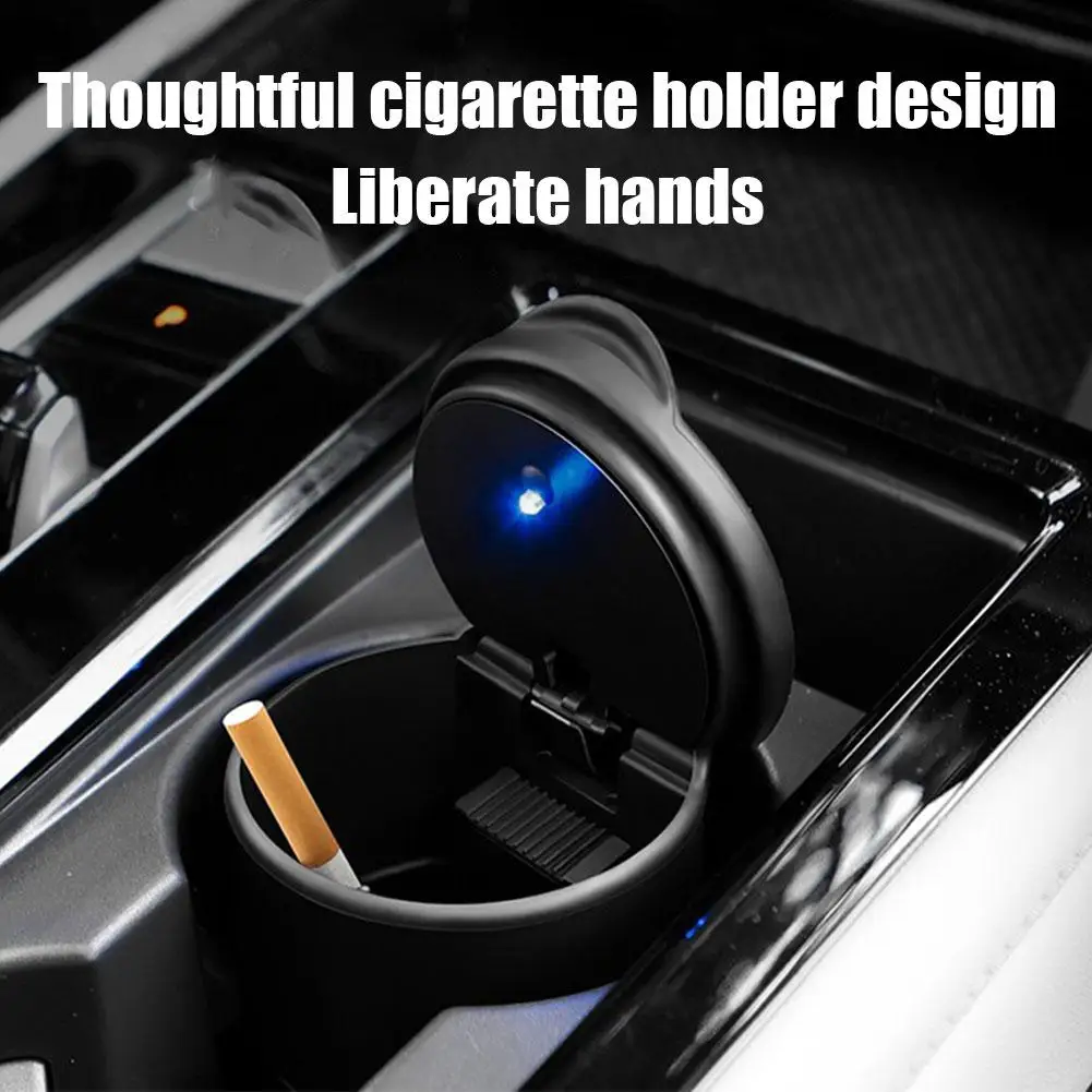 1 Pc New Car Ashtray Garbage Coin Storage Cup Container Ashtray Size Universal Tray Styling Ash Cigar Car Z0o5