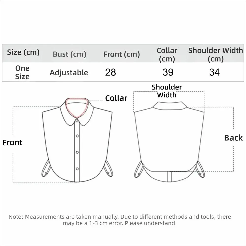 New Detachable Fake Collar Blue Stripes False Collar Shawl Wrap Women Girls