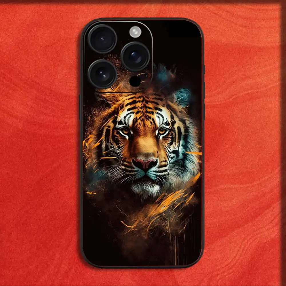 حافظة لهاتف آيفون 17,16,15,14,13,12,11,Pro,Max,Plus,E,SE4,Air,Mini Black Fashion Cover #2