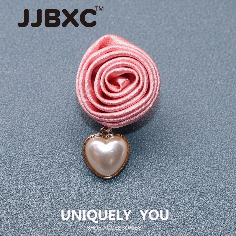 

JJBXC CHARM Shoe Buckle Shoe Accessories Rose Pendant DIY Fashion Shoes Accessories Suitable for cross Shoes