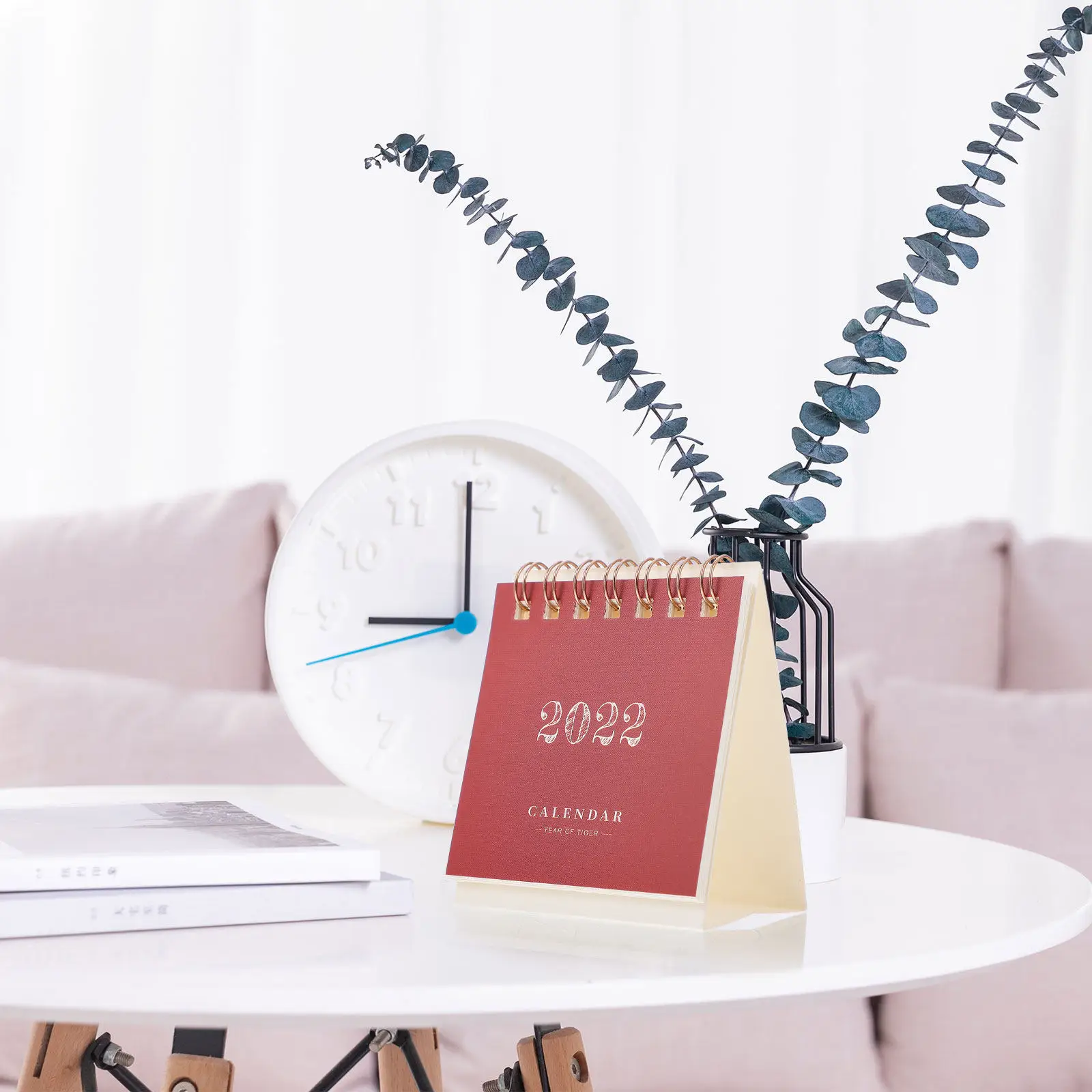 

Настольный календарь на 2022 год, 5 шт., креативный бумажный настольный календарь, ежегодный планировщик с местом для записей, даты праздников, четкая печать