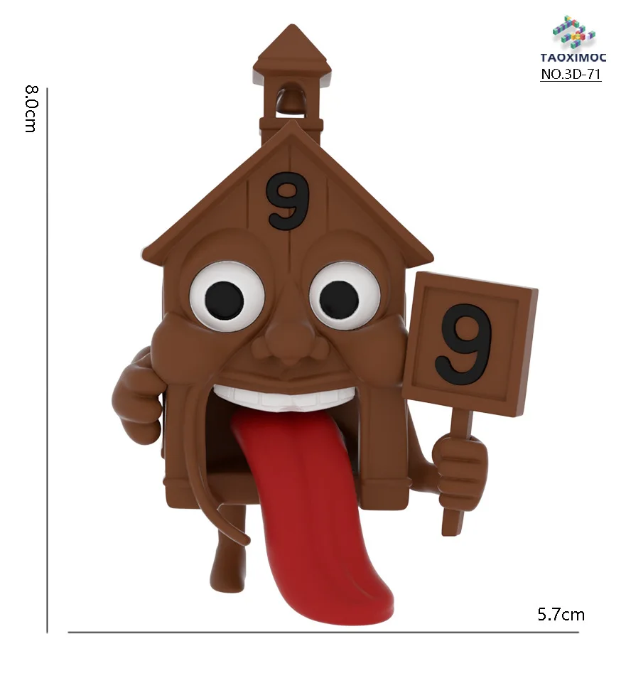 2026 NEW Game STEAL A BRAINROT House No. 9 Italian Brainrot AI Animals Tung Sahur Figure Tralalelo Tralala Figure Doll Gift