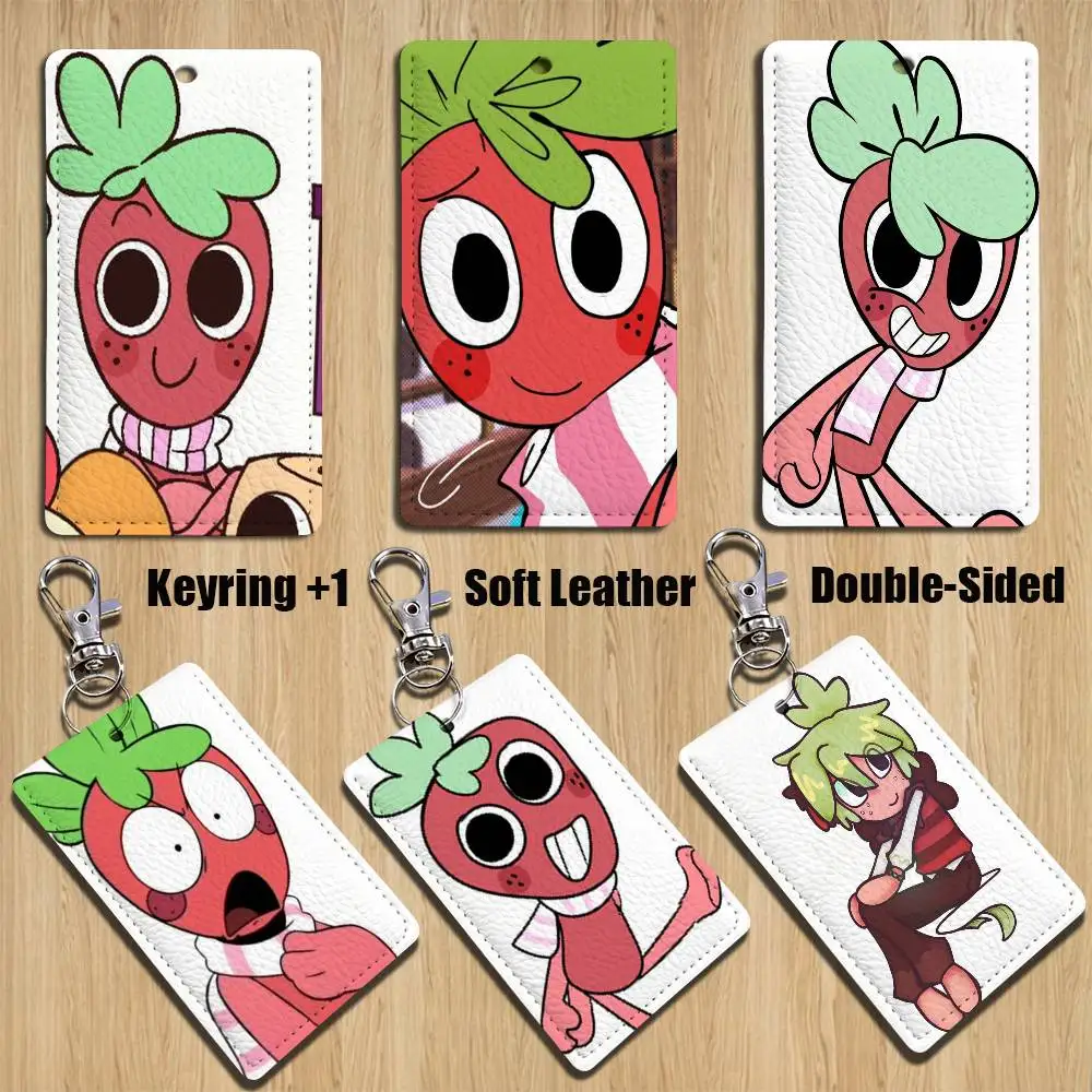 Brelok COOL D-Dandys World Sprout, etui na karty do metra, bankowe, autobusowe, identyfikator, portfel, wzór teksturowany