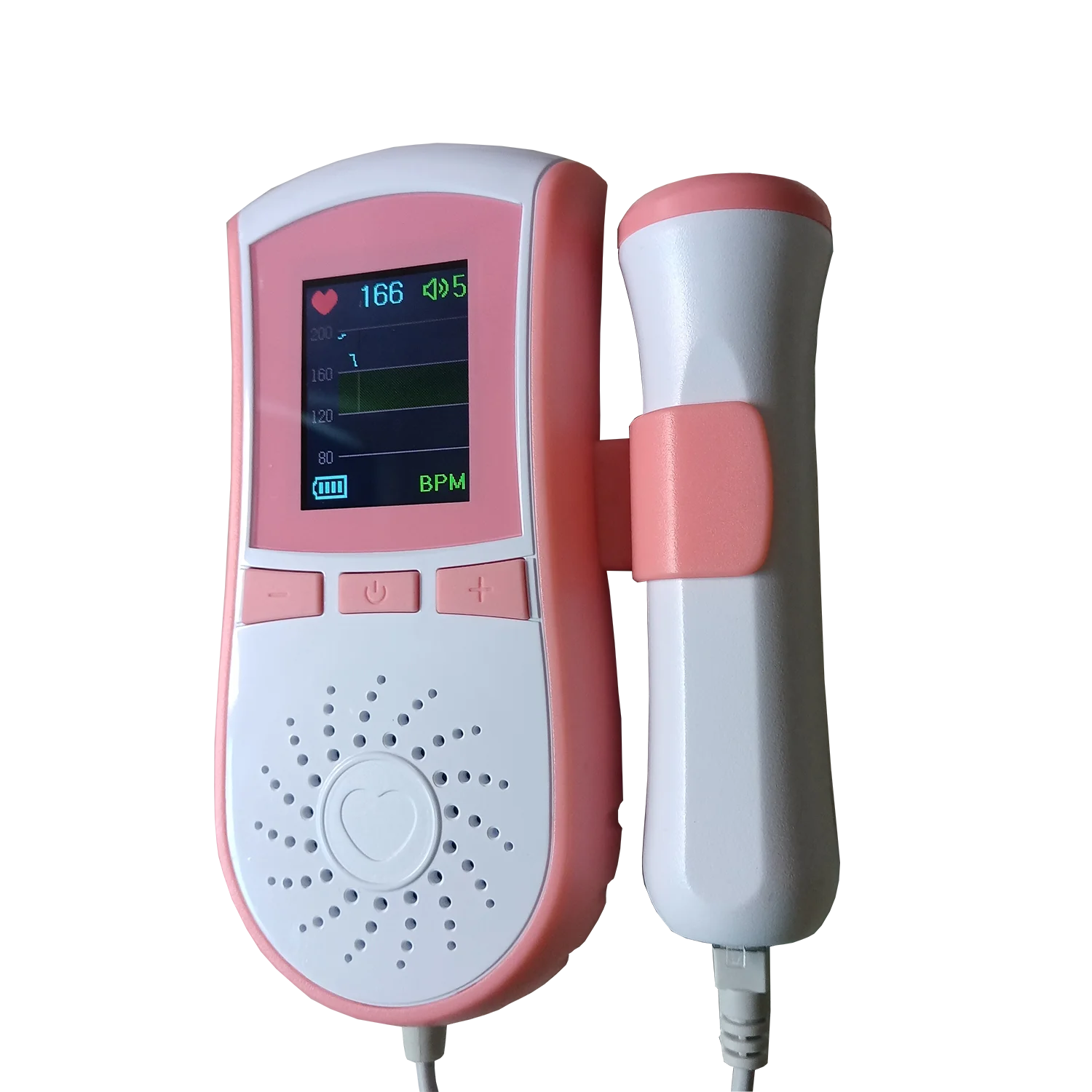 Fetal Doppler Baby Heart Beat Monitor Portable Ultrasound Doppler Baby Heart Rate Monitor For New Mommy