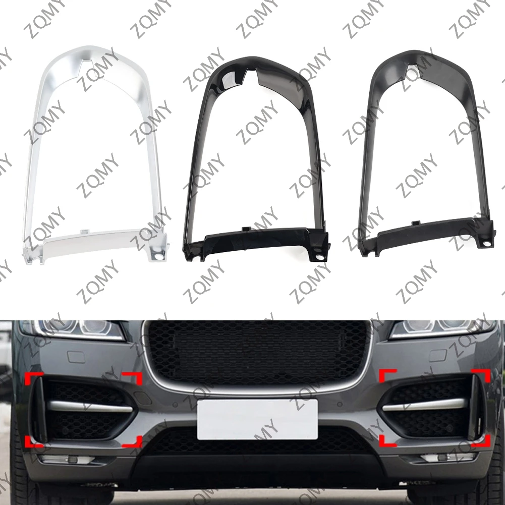 

2pcs Car Fog Lights Fog Lamp Molding Frame Bezel Cover For Jaguar F-Pace R Sport 2016 2017 2018 2019 2020 T4A62401 T4A62371