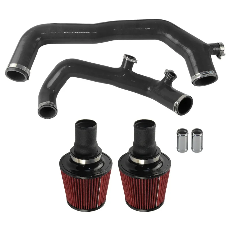 

High Flow Cold Air Intake Silicone pipe twin-turbo Kit Fit BMW N54 135i 335i /xi 535i/xi Z4 E90-E93 E82-E89 E60 E61 2007-2012