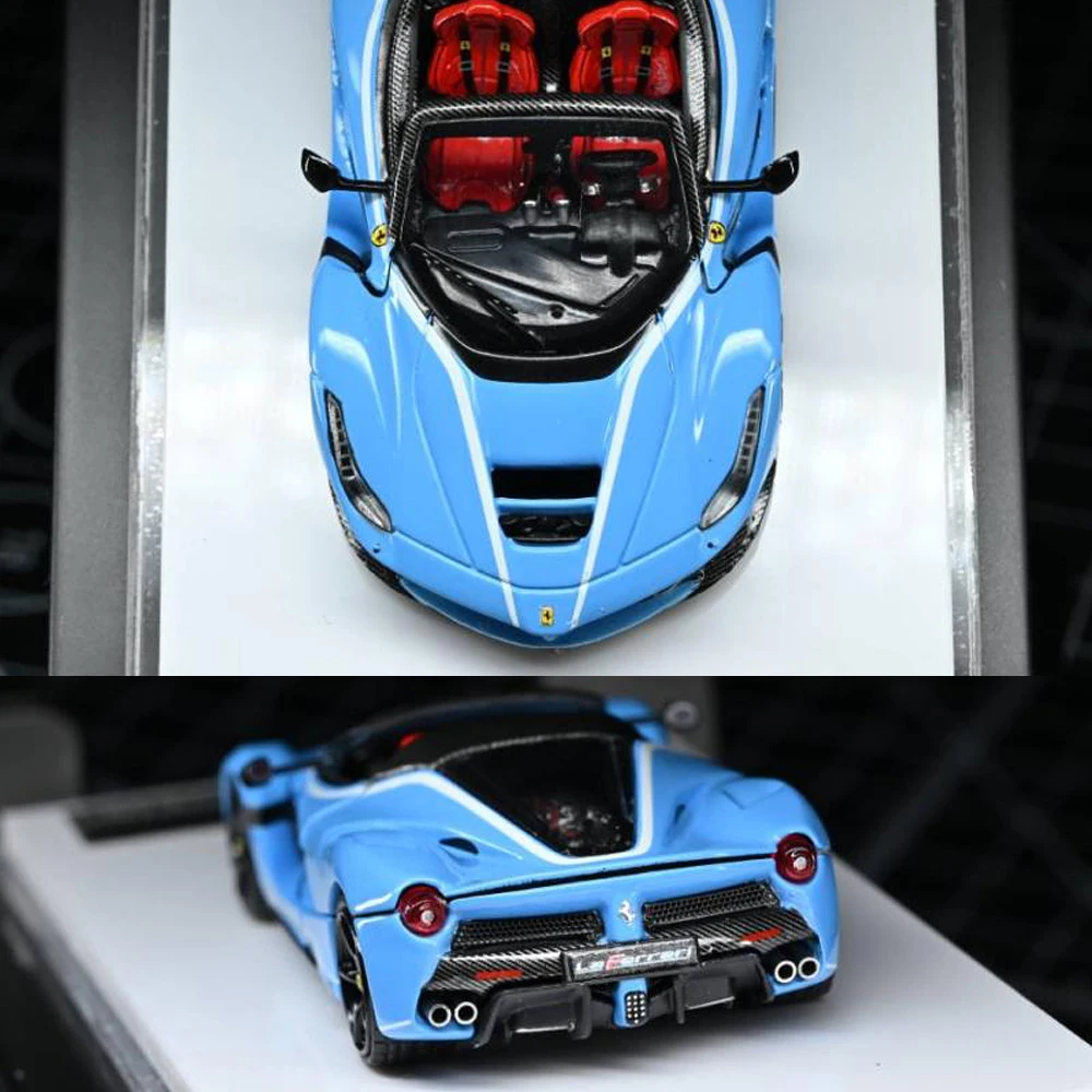 Street Buster 1/64 F150 Aperta Azure Blue Diecast Model Car, Limited Edition Alloy Collectible for Adults