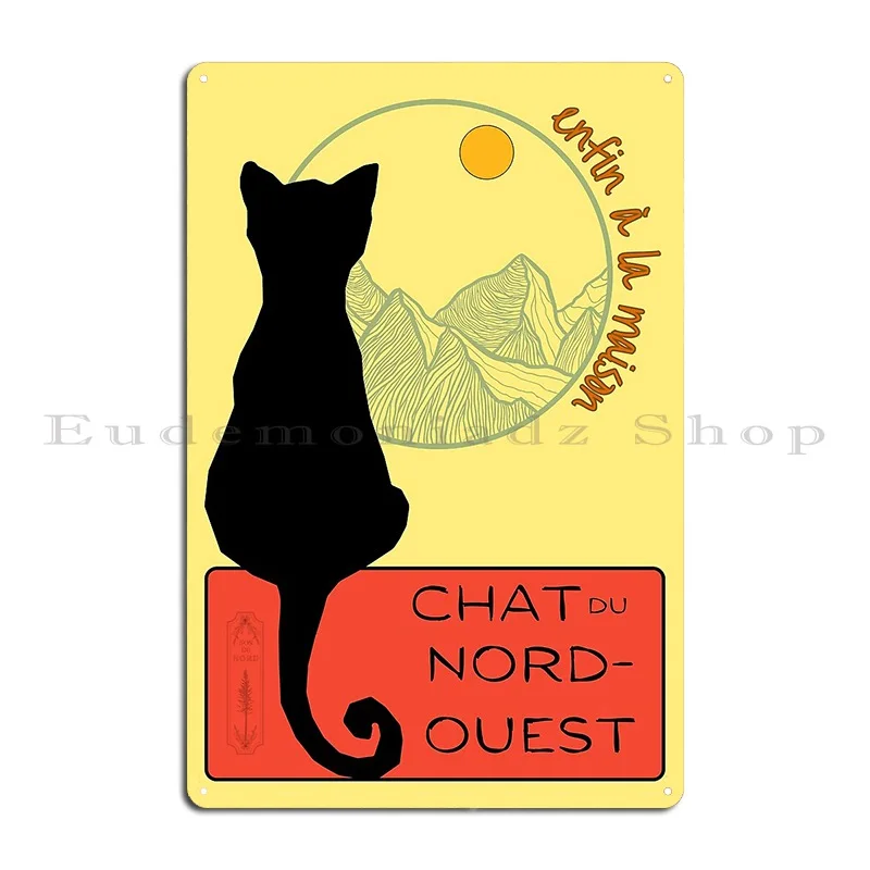 Northwest Cat Metal Signs Club Club Personalized Club Bar Living Room Tin Sign Poster