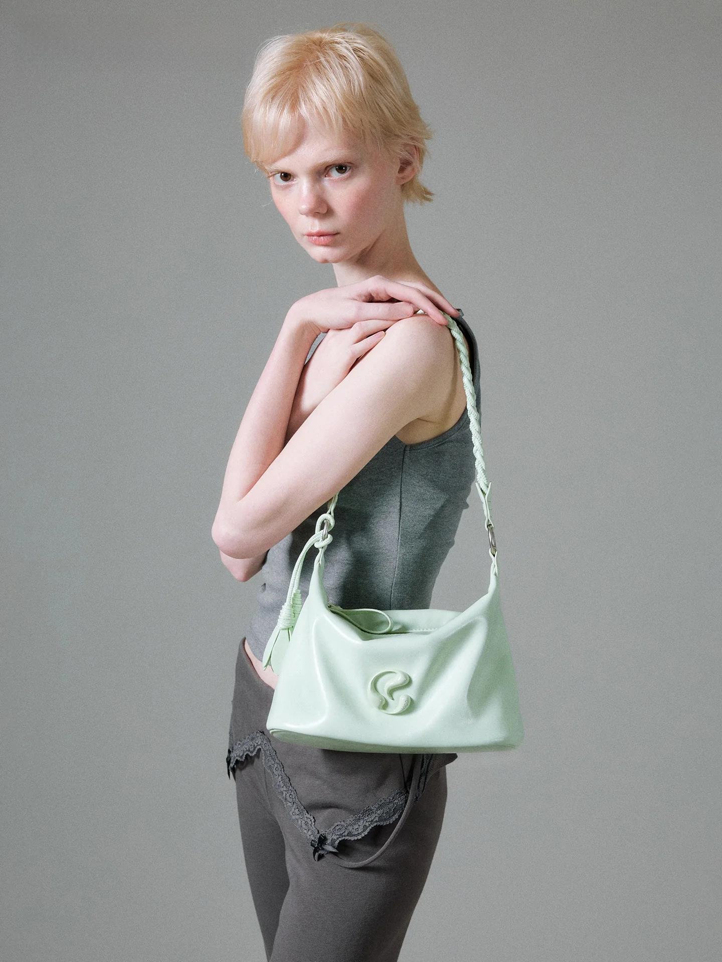 

Сумка JACD Green Underarm Commuter для женщин, большая вместительная летняя сумка через плечо, оригинальный дизайн, съемный плечевой ремень