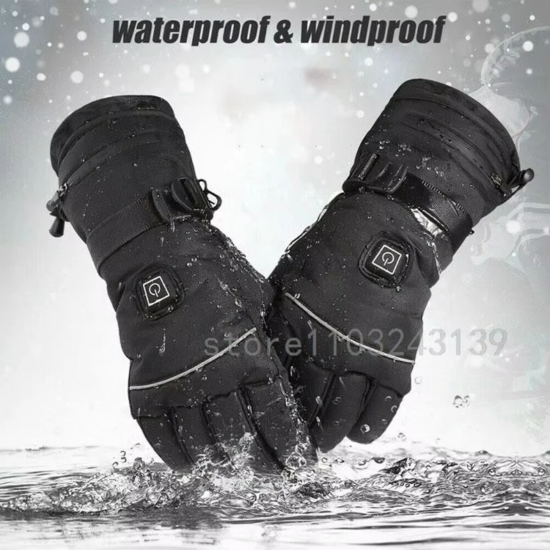 Guantes calefactables de 3M, guantes térmicos eléctricos más cálidos, impermeables, para Snowboard, ciclismo, motocicleta, bicicleta, esquí, guantes de invierno al aire libre