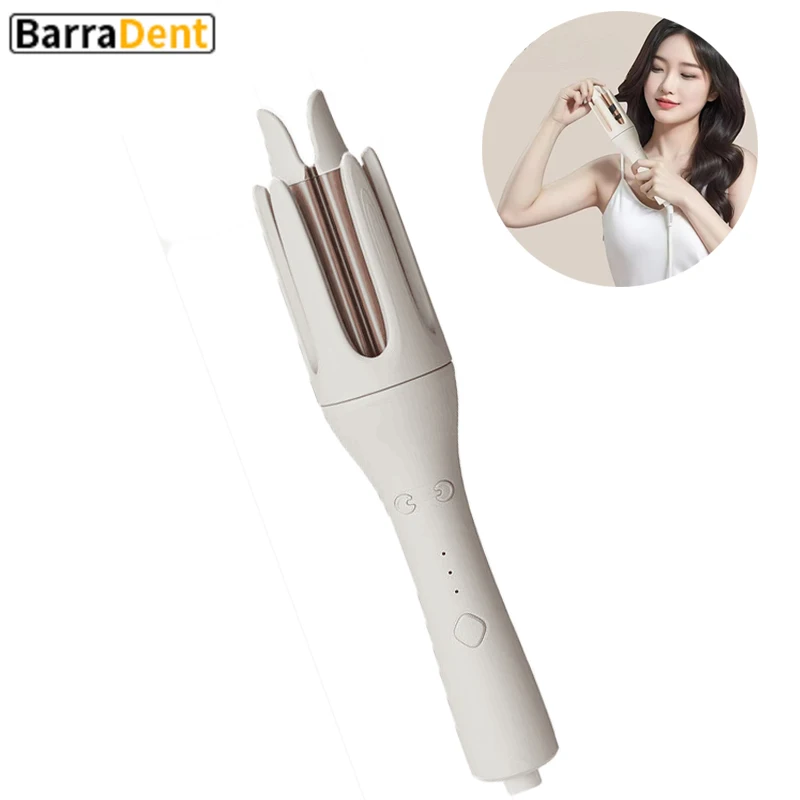 Ferro de ondulação rotativo automático onda ondas anti-emaranhado modelador de ferro de ondulação rotação elétrica não machuca o cabelo para confortável