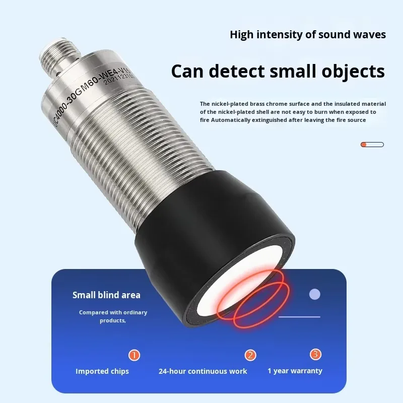 High Precision CE Imported LGUB Series Ultrasonic Distance Sensor Switch Chip Detects Small Objects