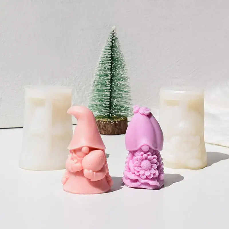 

Gnome Silicone Mold Dwarf Aromatherapy Plaster Mold Gnome Epoxy Resin Casting Molds Silicone Resin Mold Non-Stick For Home