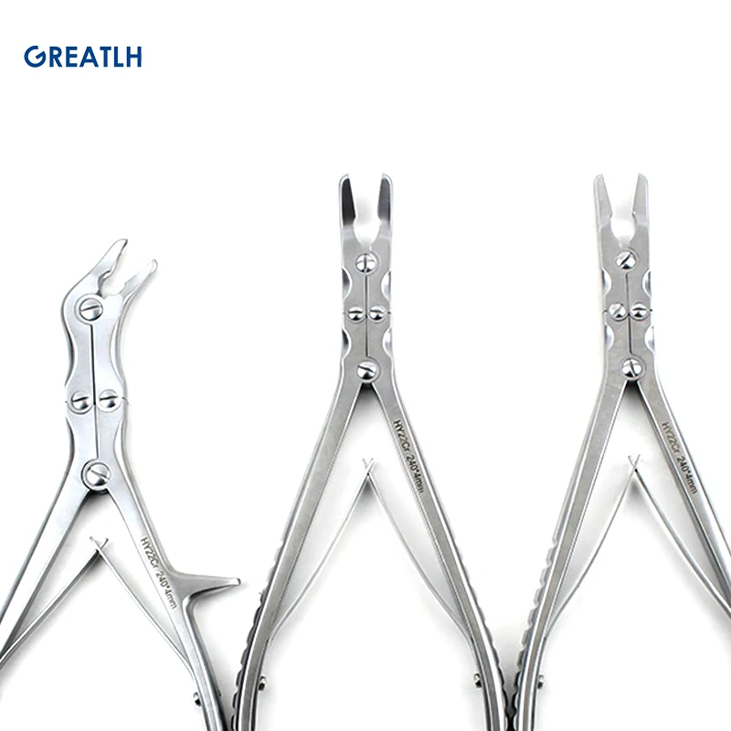 Stainless Steel Double Joint Rongeur Orthopedic Bone Rongeurs Orthopedic Surgical Instrument pet