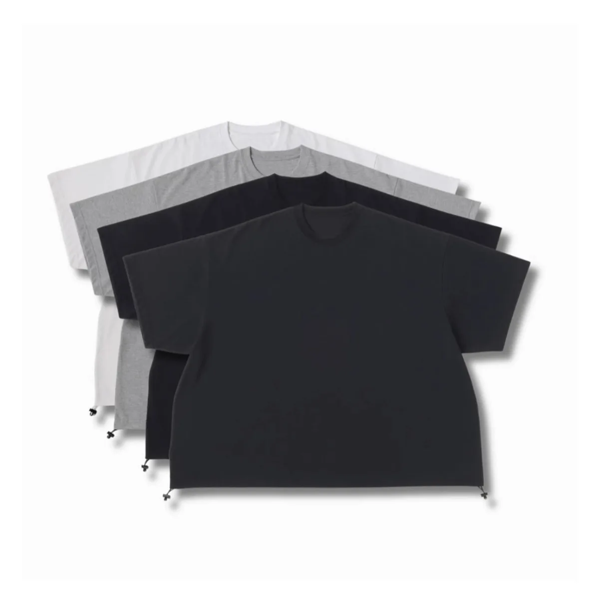 

2025 Новый свободный топ большого размера с короткими рукавами и шнурком, японский ретро-плечо, половина рукава