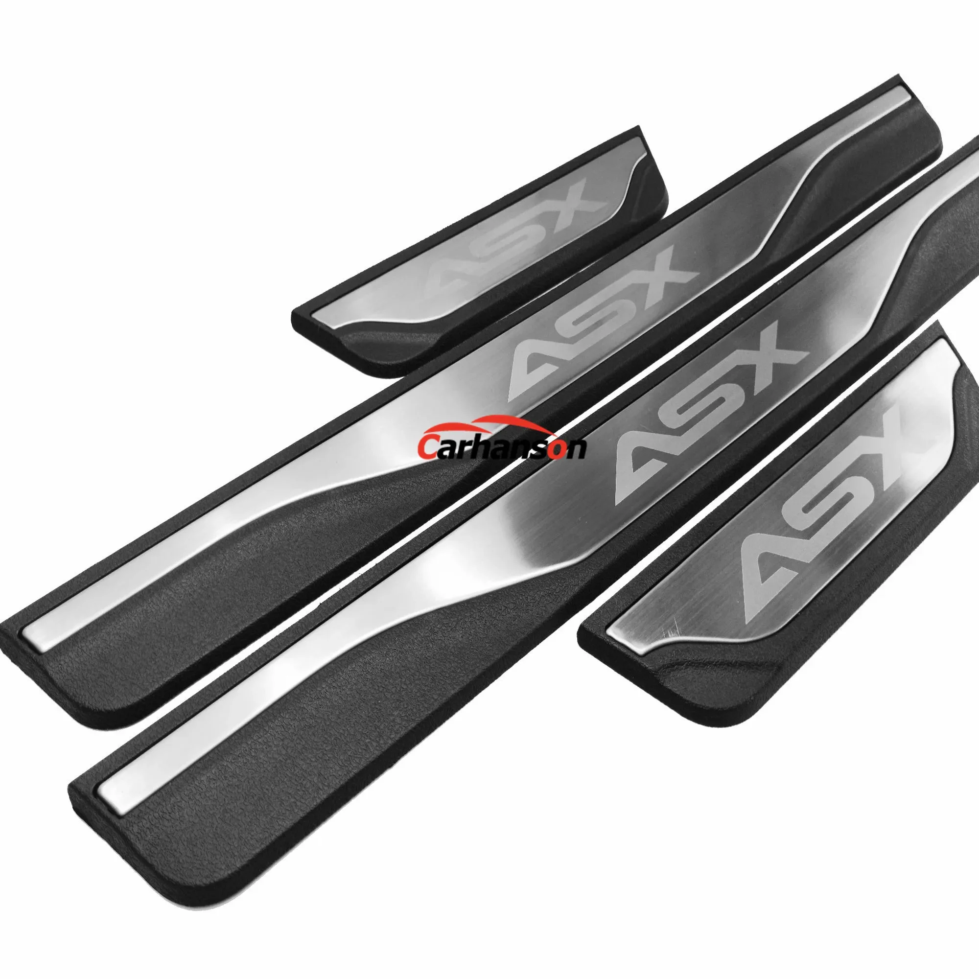 For Mitsubishi Asx 2023 2024 Door Sill Scuff Plate Protectors Guard Trim 2011-2020 Car Threshold Auto Stickers Accessories