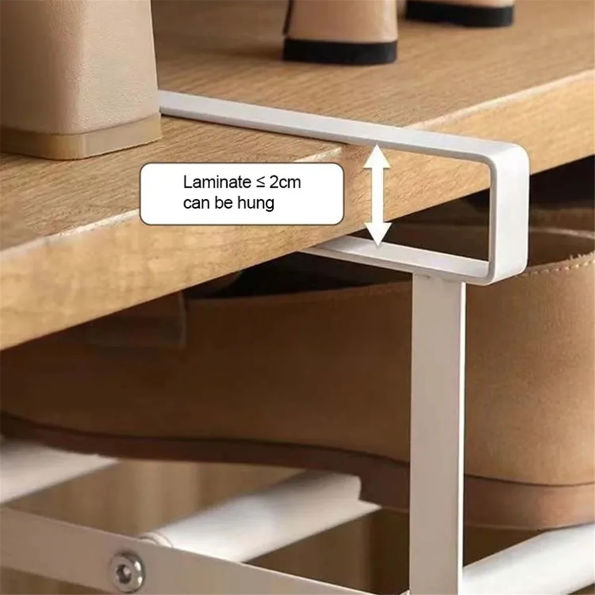 Hot sale Shoe Rack Retractable Shoe Cabinet Layered Partition Holders Home Neatening Storage Rack Portable Space-Saving B