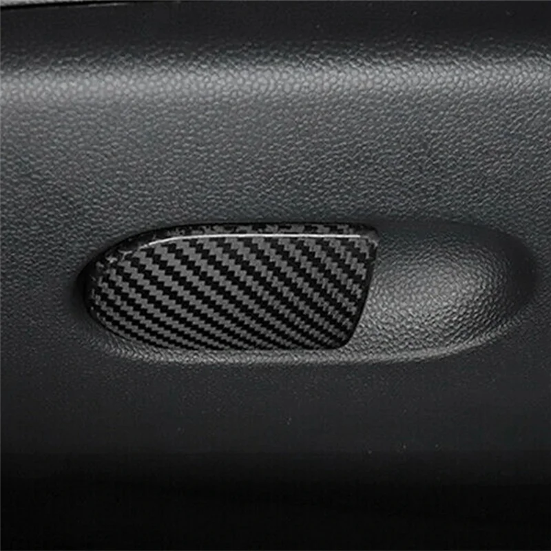 

Carbon Fiber Trim Cover Hand Handle For Mini Cooper F55 F56 F57 2014-2021 Car Co-Pilot Storage Box-Boom