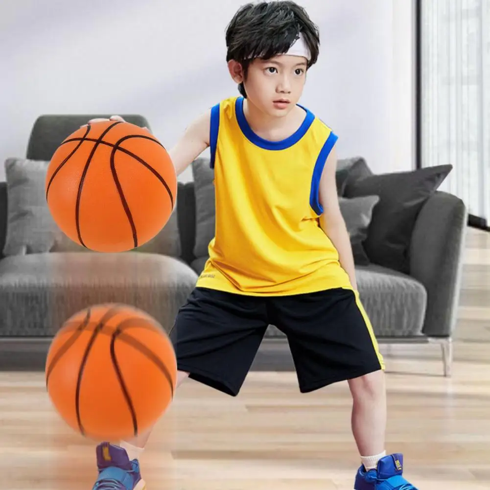 

Noise-absorbing Basketball Silent Basketball High Bounce Silent Ball for Indoor Training Activities Children's Sports for Quiet