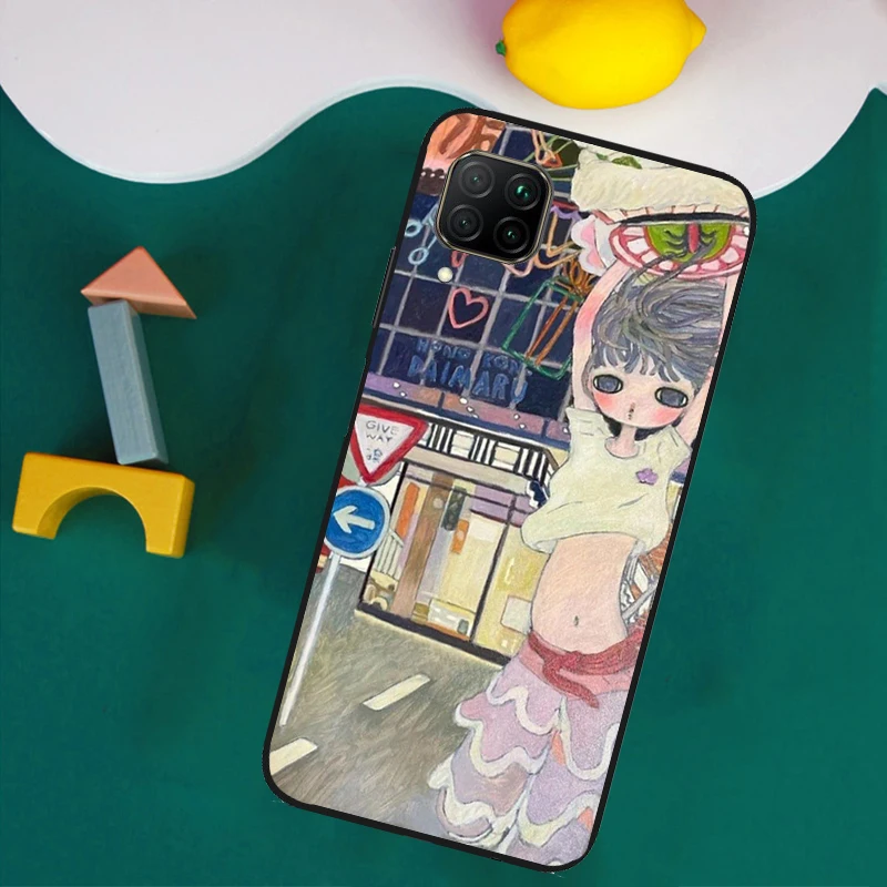 Cartoon Aesthetic Aya Takano For Huawei Nova Y90 Y91 Y61 Y60 Y70 5T 9 10 SE 3i 8i 11i P Smart P20 P40 Lite P30 Pro Case