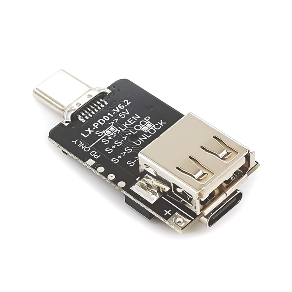 PD/QC Decoy Trigger Board USB Type-C 5V 9V 12V 15V 20V Batteria Ricarica Veloce Modulo PD2.0 3.0 Trigger Ricarica Veloce