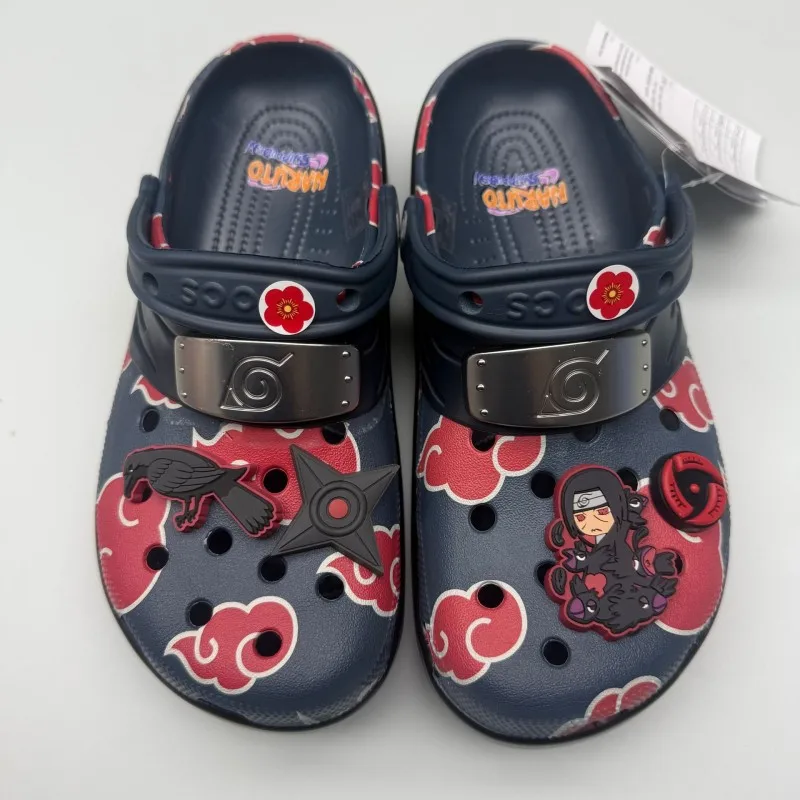 Image of NARUTO Kakashi Itachi Anime-Hausschuhe für Outdoor, Reisen und Strand, Geschenk für Männer, Rutschfeste Cartoon-Sasuke-Hausschuhe