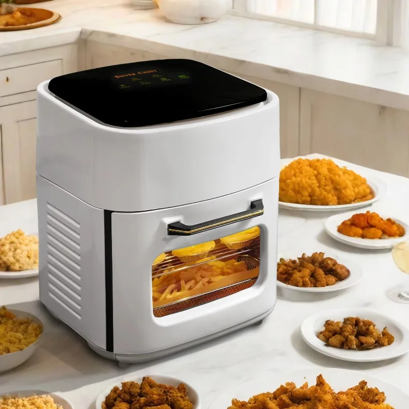 

15L Intelligent Temperature Control Air Fryer Large Capacity Non-Stick Basket Household Electric Plastic Air Fryer