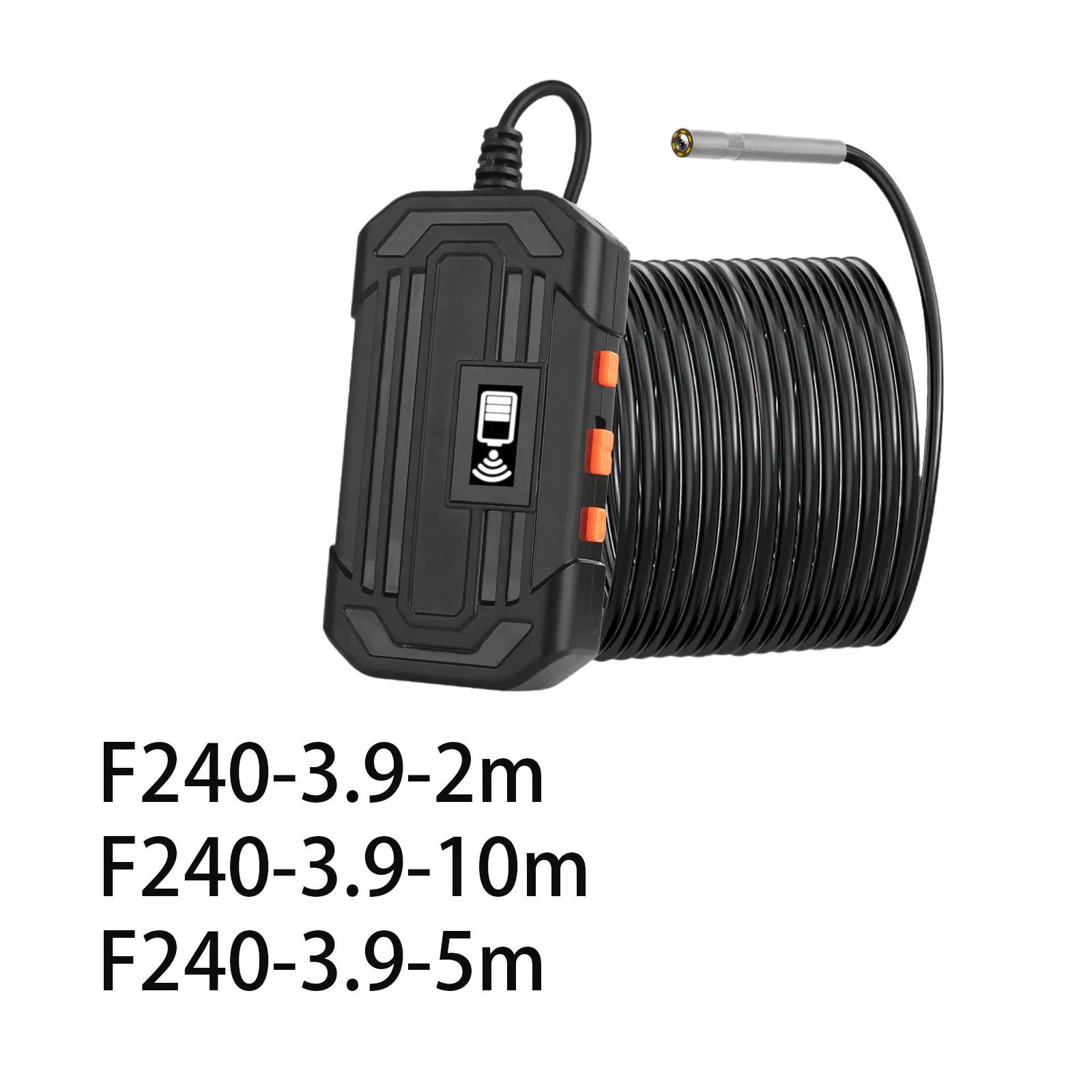 

Endoscope Camera with Light 3.9mm Lens 5cm~500cm 4H 70 Degrees Viewing Angle 2 Million Pixels 6 LEDs Inspection Camera Accessory