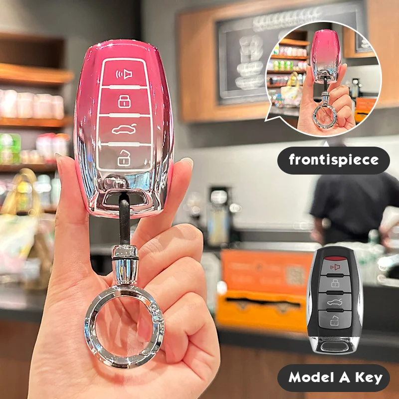 

Sakura Pink Tpu for Great Wall Haval Jolion 2022 H6 H7 H4 H9 F5 F7 F7X F7H H2S GMW Dargo Shell Fob Remote Car Key Accessories
