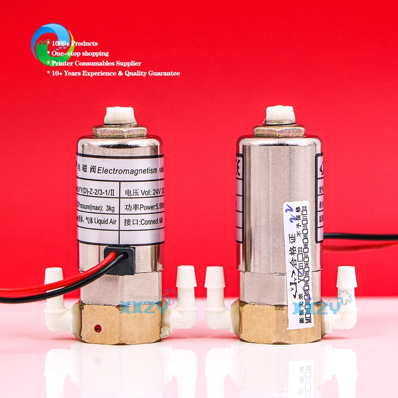 2-Way 3-Way Solenoid Valve for Solvent Printer UV Flatbed Machine Magnetic Valve XXZY