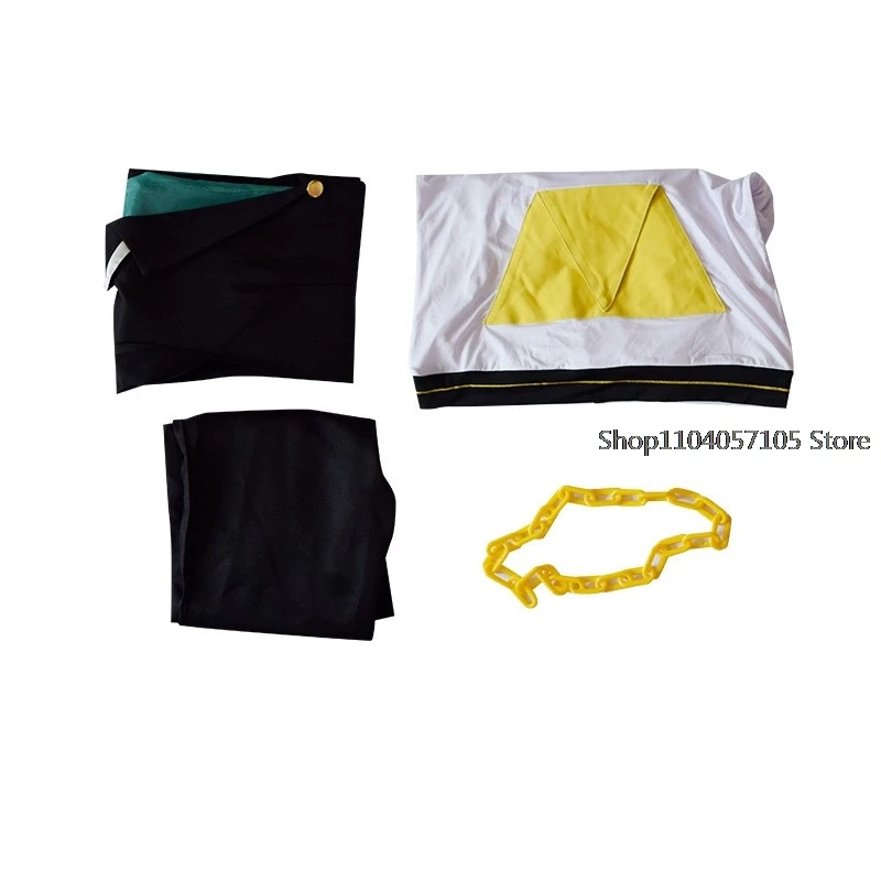 Anime Rin Len Fantasia Cosplay, Uniforme Kagamine JK para o Halloween, Roupas Comic Con