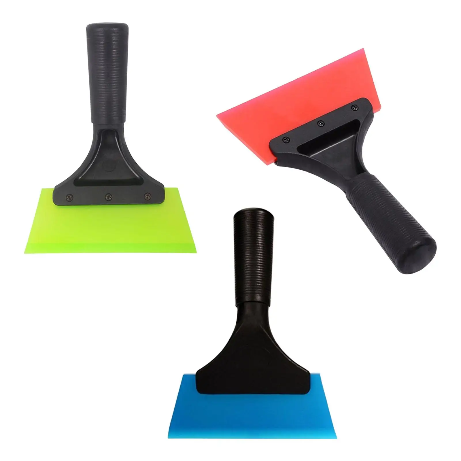 Car Rubber Window Squeegee Non Slip for Bathroom Glass Mirrors Floor Compact Rubber Blade Premium Accessories Good Grip Handy