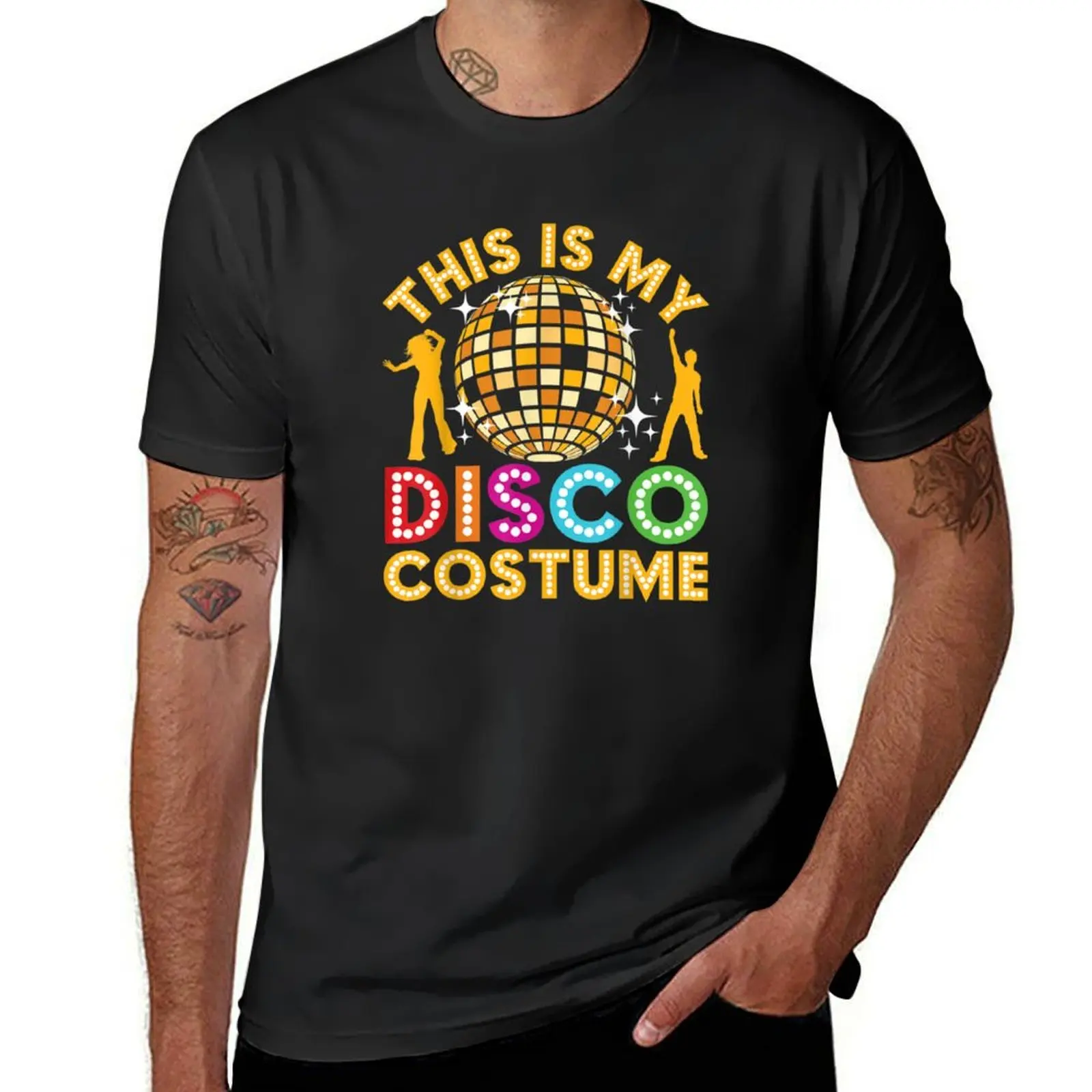 

This Is My Disco Costume Shirt Funny Disco 70's & 80 Party T-Shirt korean fashion summer top customizeds black t shirts for men