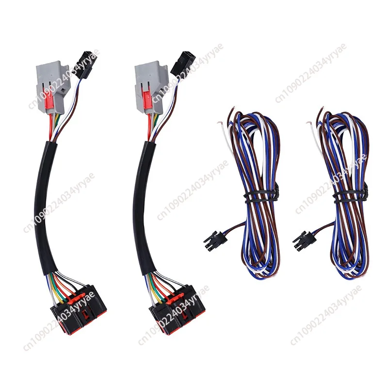 2X Conversion Harness Adapter Wiring Connector 8-Pin to 22-Pin Traction Mirror, Wiring Harness