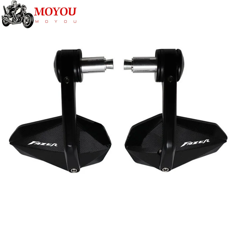 لياماها FZ1 FZ 1 FZ-1 FAZER نمط جديد دراجة نارية عالية الجودة نك سبائك الألومنيوم المقود مرآة الرؤية الخلفية مع الشعار #5