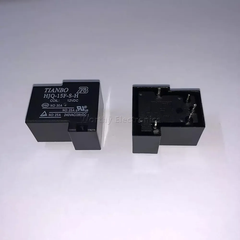 

Free Shipping 10PCS/LOT HJQ 12VDC 30A 5PIN Relay HJQ-15F-S-H-12VDC