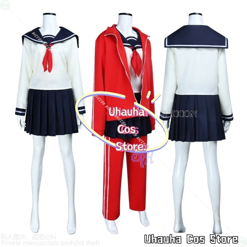 أزياء غاجورا التأثيرية 3-nen Z-gumi Ginpachi-sensei أنيمي فستان JK ياباني ملابس رياضية حمراء نظارات مضحكة {Uhauha Cos} للهالوين #5