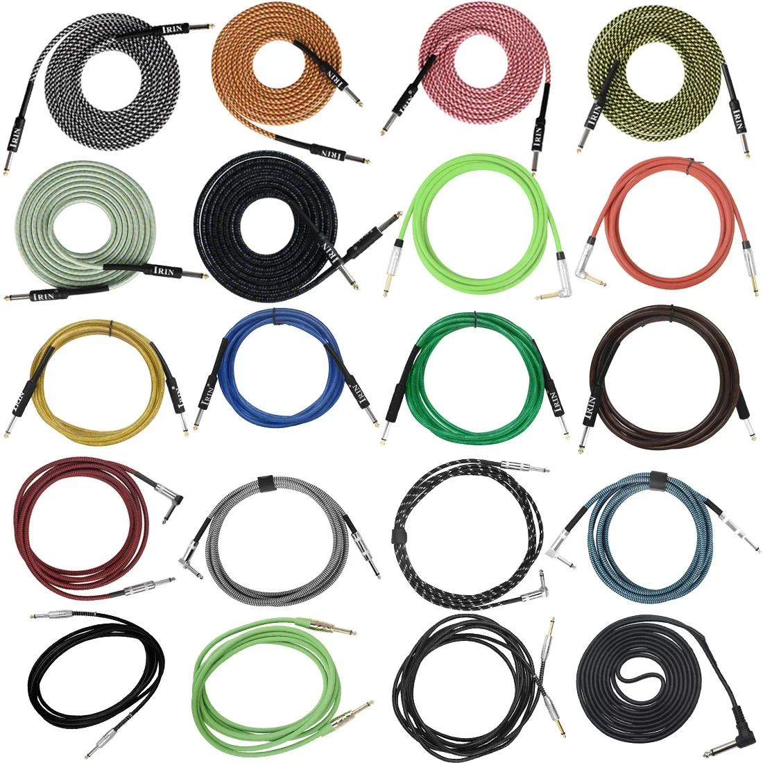 IRIN 3M كابل الغيتار خط الاتصال 6.35 مللي متر Aduio كابل مكبرات الصوت خط أداة كابل نقل عالمي أجزاء الغيتار