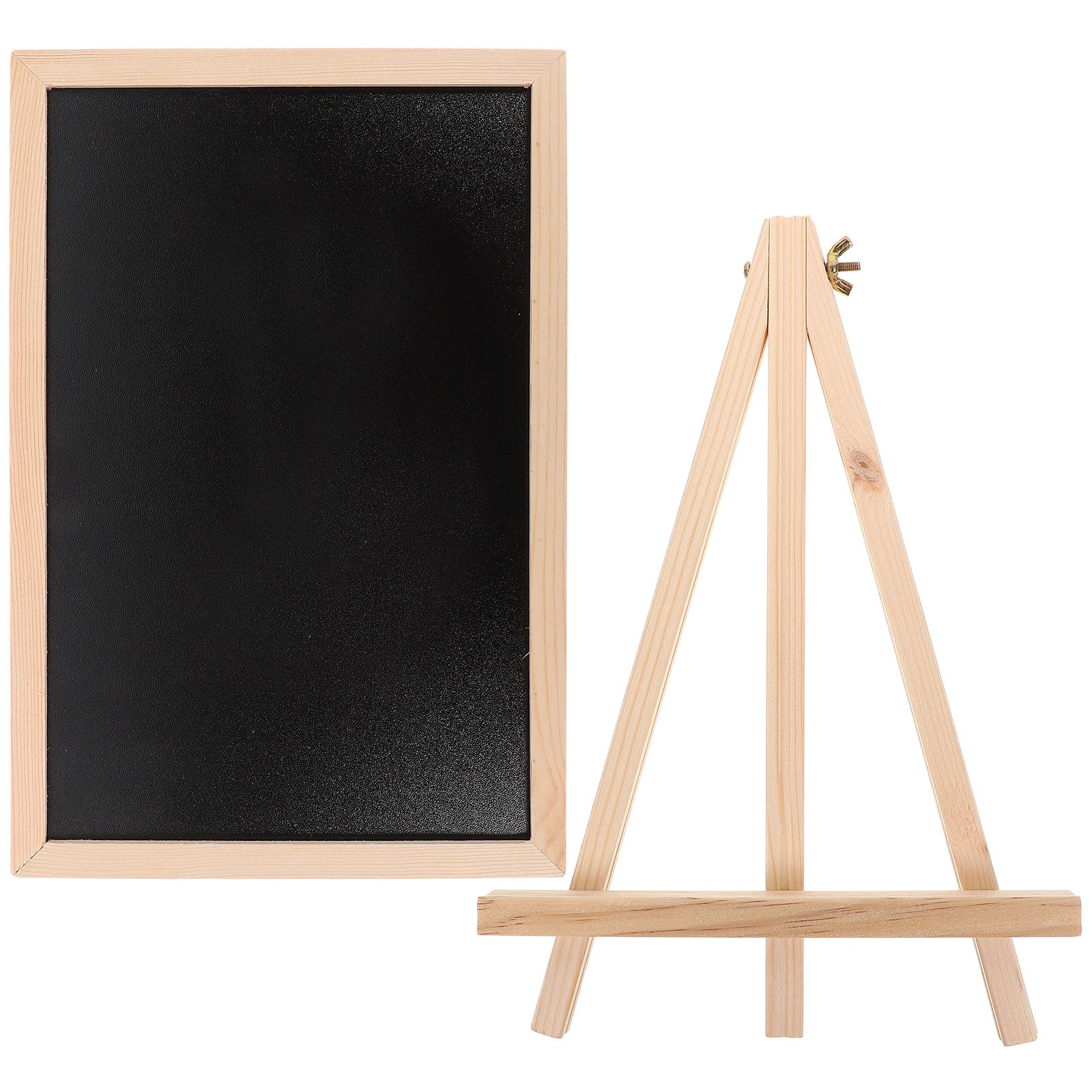 20x30 Writing Board with Stand Desktop Chalkboard Mini Blackboard Simple Wood Small chalkboards signs message board for writing