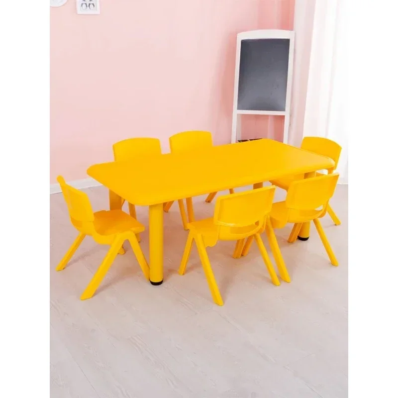 Kindergarten tables and chairs Children's table Household desk  plastic